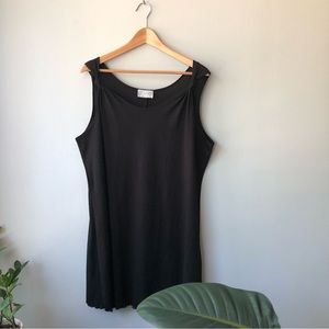 J. Valdi Black Gauze Lightweight Short Swimsuit Coverup